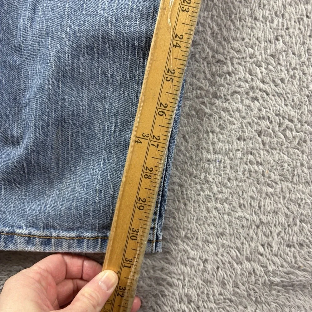 VINTAGE Levi 505 Jeans Mens 32x34 (Fits 30x30) Straight Leg Light Wash Stretch